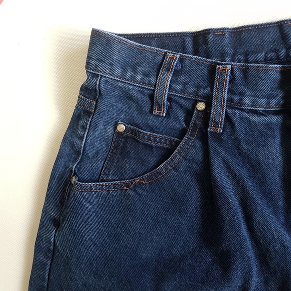 Vtg 90s Big Patch Levi's Denim Shorts - Picture 3 of 9